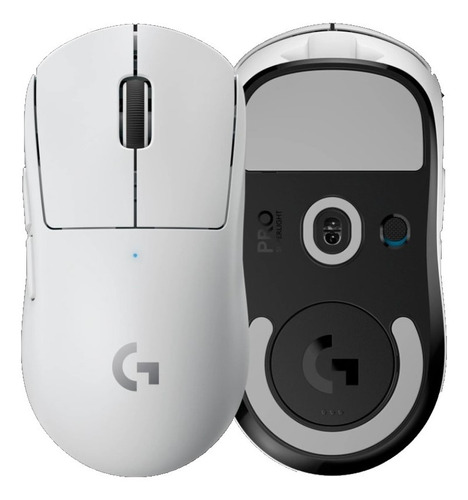 Mouse gamer de juego inalámbrico recargable Logitech G  Pro Series Pro X Superlight 910-005941 blanco