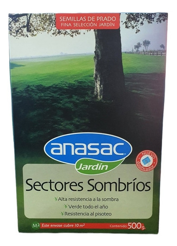 Semilla De Pasto Sector Sombra Anasac 500 Grs.