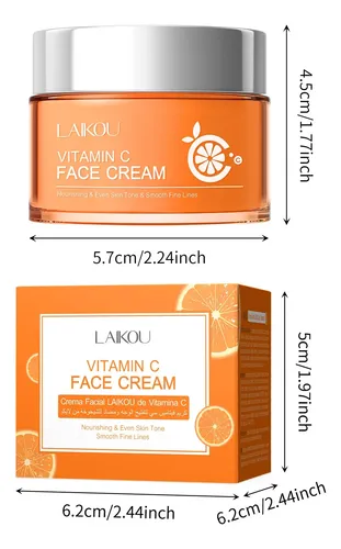 Crema Facial Laikou Vitamina C Hidratante 50g Normal