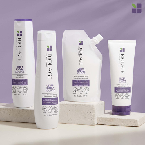 Shampoo Biolage Ultra Hydra Source 400ml Para Cabelos Muito