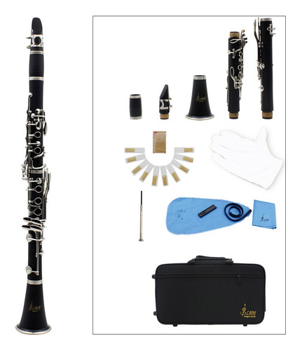 Lade Clarinete Abs 17 Bb Plana Soprano Binocular Clarinete
