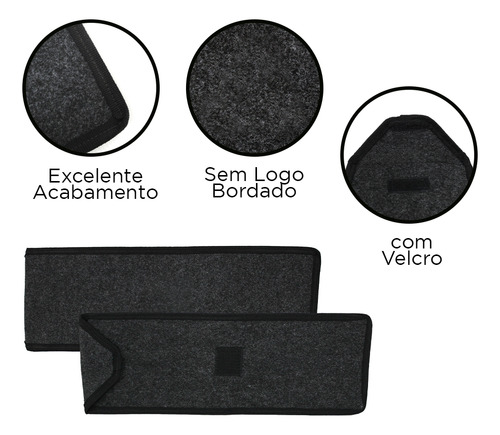 Capa Bolsa Guarda Macaco Chave De Roda De Carpete Com Fecho