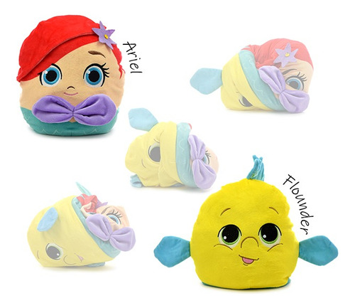 Peluche Ariel Reversible 27 Cm Phiphi Original Disney