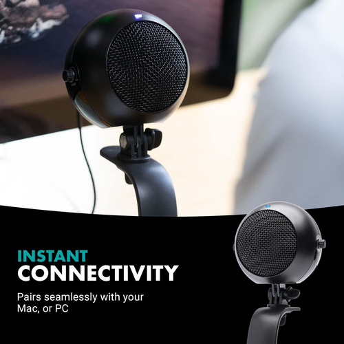 Micrófono Usb Movo Webmic Negro - Condensador Cardioide