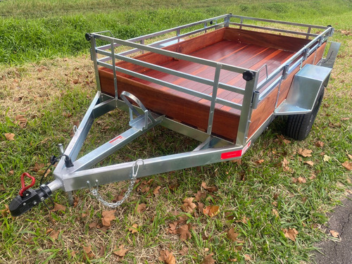 Carretinha Nova Completa Estrutura Reforçada 1,40 X 2,50