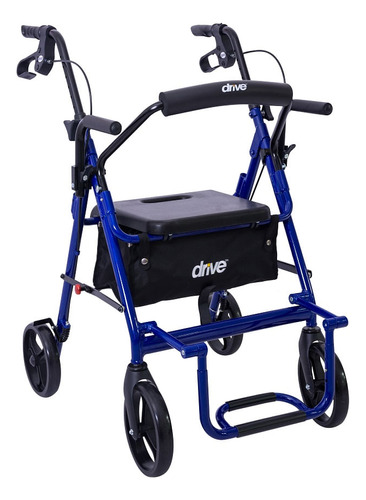 Drive Caminador/silla Transporte 4 Ruedas Azul