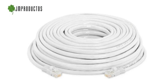 Cable De Red Ethertnet 40 Metros Rj45 Categoria 6
