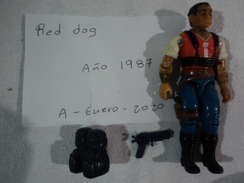 Gi-joe Vintage Red Dog 1987