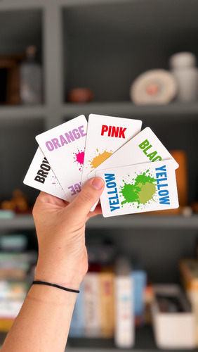 Juego De Cartas Familiares Adictos Al Color Hasta 6 Jugadore
