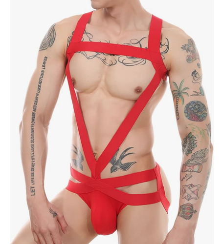 Ropa Interior Hombre Calzoncillo Con Correas Arnes Elastico