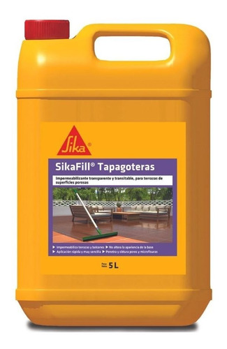 Sikafill Tapagoteras Impermeabilizante Liquido 5lt - Rex