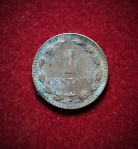 Moneda 1 Centavo Argentina 1941 Km 37 Cobre 