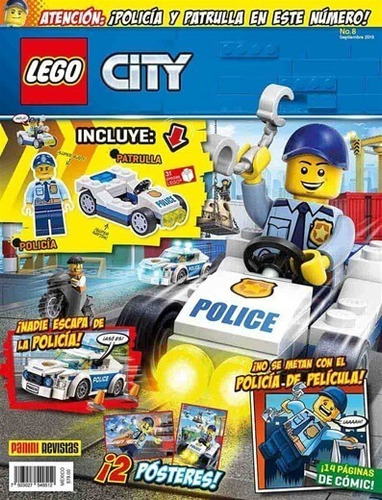 Lego Revista N°8, City Policía+patrulla Sep 2019 