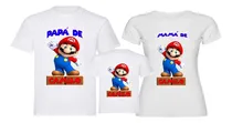 Comprar Camisetas Mario Bros Camisetas Cumpleaños Set X3 Personaliza