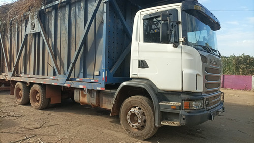 Scania G 420 6x4 Ano 2011 Plataforma Com Carroceria De Cana.