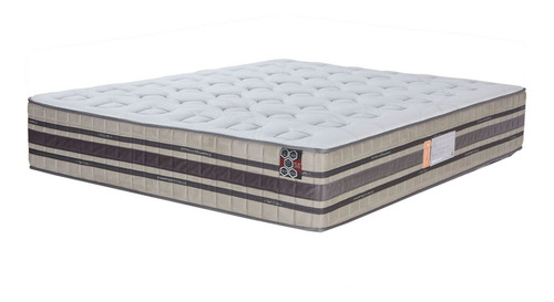 Colchon Queen Resorte Pocket Ortopedico Doble Pillow Top