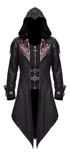 Chaqueta Con Capucha Estilo Gótico Assassin Creed Steampunk