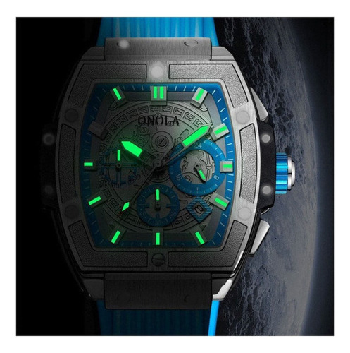 Relojes De Pulsera De Silicona Onola Calendar Luminous