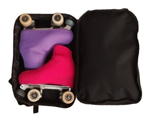Imagen 7 de 9 de Bolso Patin Artistico / Roller Mochila Doble Compartimiento