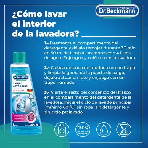 Limpia Lavadoras Dr. Beckmann