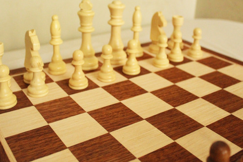 Imagen 3 de 4 de Tablero De Juego De Ajedrez De Lujo Ajedrez De Madera