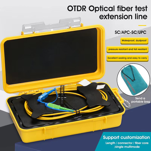 Bobina De Lançamento Para Otdr - Sc/apc - Sc/upc - 1000 Mts