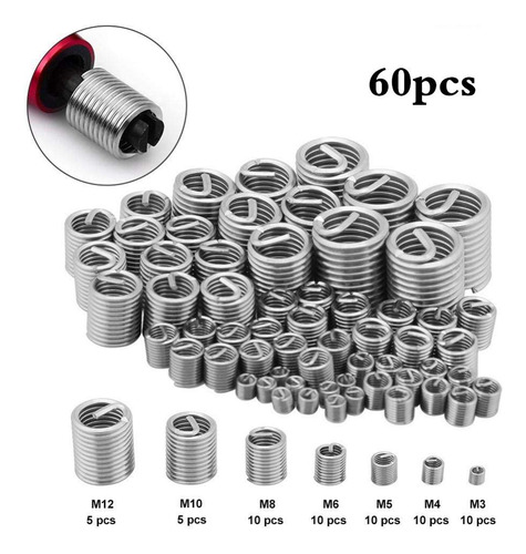 Kit De Reparación Tipo Thread Insert M8 M12 M10 M6, Rosca He