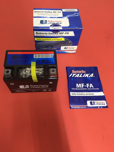 Bateria Moto Italika Original Libre Mantenimient Trex T Rex