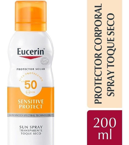 Eucerin Protector Solar Spray Corporal Toque Seco  50 Fps 20