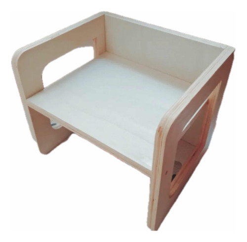 Silla Y Mesa Cubo Infantil Montessori Pikler 