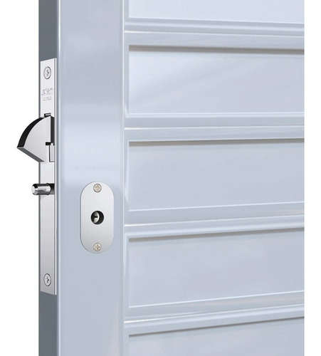 Fechadura 1940 Tetra Porta De Correr Bico Papagaio Inox Stam