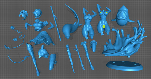 Zzz Ellen Joe + Nsfw Rbm Archivo Para Impresión 3d