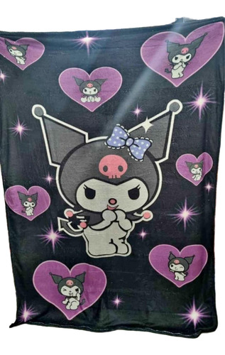 Frazada Twin 230x150 Cm Kuromi Capibara Mario Bros Consultar