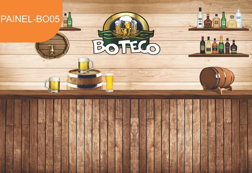 Painel Lona Festa Boteco Bar Bebidas Md02
