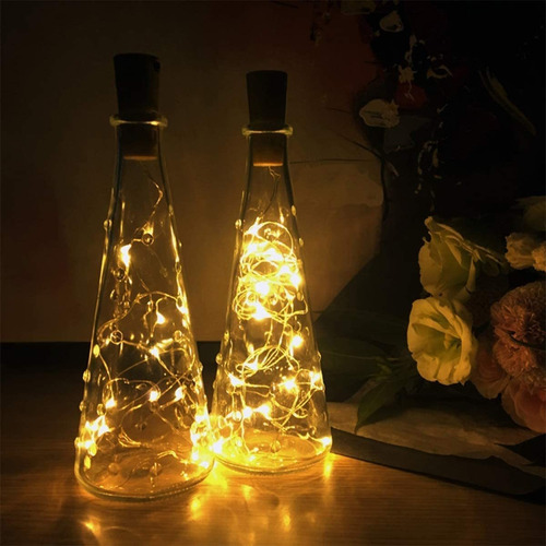 Luz Led Para Decoracion De Botellas Forma Corcho. Precio X 2