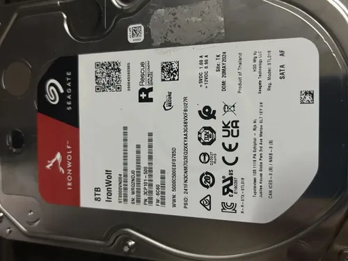 Hd Seagate Ironwolf 8tb 7200rpm Cache 256mb Sata 6 Gb/s Prata