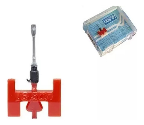 Gulha Para Toca Disco National3x1 Ss 9090 3x1 Ss 8000 Cor Vermelho Nt