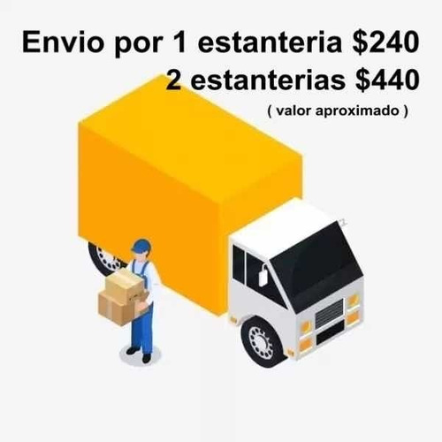 Imagen 3 de 7 de Estantería Metálica Excelent 400kg 180x40x90 - Mangusi