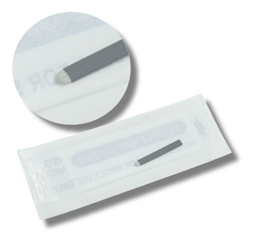 Agujas Microblading Nano Navajas U Lengua De Gato Set 10pz