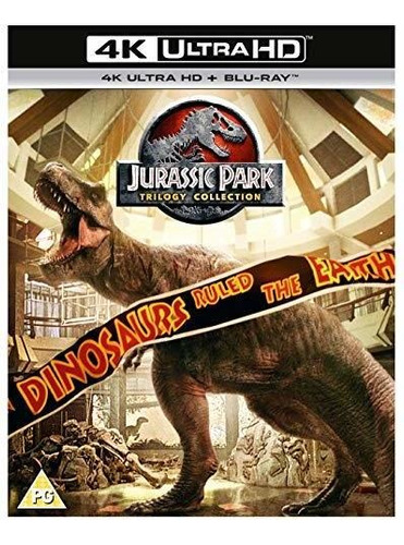 Parque Jurásico Trilogy (uhd 4k + Bd + Uv) Blu-ray 2,018 Reg