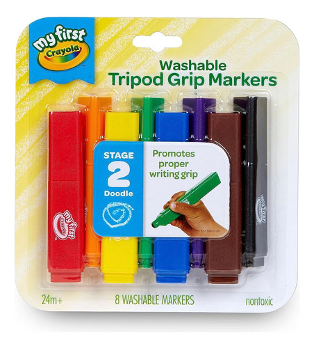 Crayola My First, Marcadores Lavables Para Niños Pequeños, 8