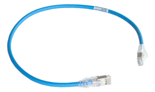 Commscope Npc6aszdb-bl001m Patch Cord Rj45 Cat6a 1mts Azul