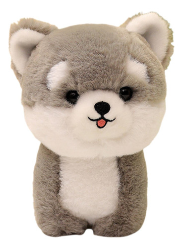 Perro De Juguete Husky De Peluche Realista, 20 Centímetros