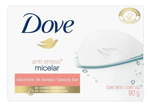 Jabon Dove Beauty Micelar Anti Stress Barra Corporal 90gr
