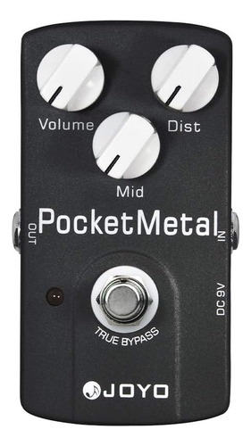 Pedal De Distorsión Metálico Joyo, Enorme Distorsión Con Bot