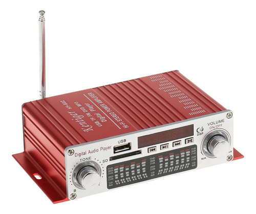 Amplificador De Sonido Estéreo De Coche Digital De De 12v,