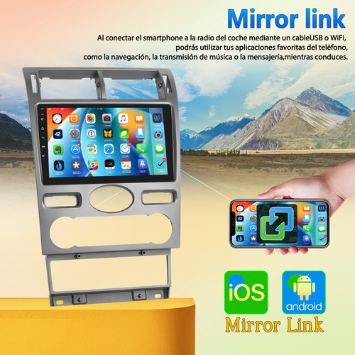 . Estéreo De Coche De 9 Pulgadas, 2+32 G, Carplay Gps Para