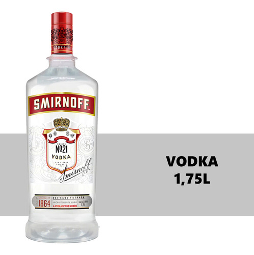 Vodka Smirnoff 1,75 L x6