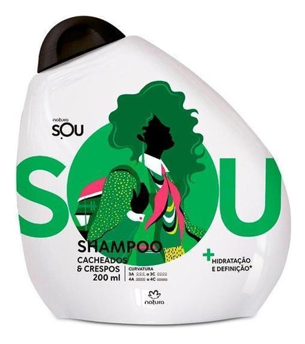 Shampoo Cacheado E Crespos Sou