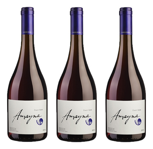 3 Vinos Garces Silva Amayna Pinot Noir